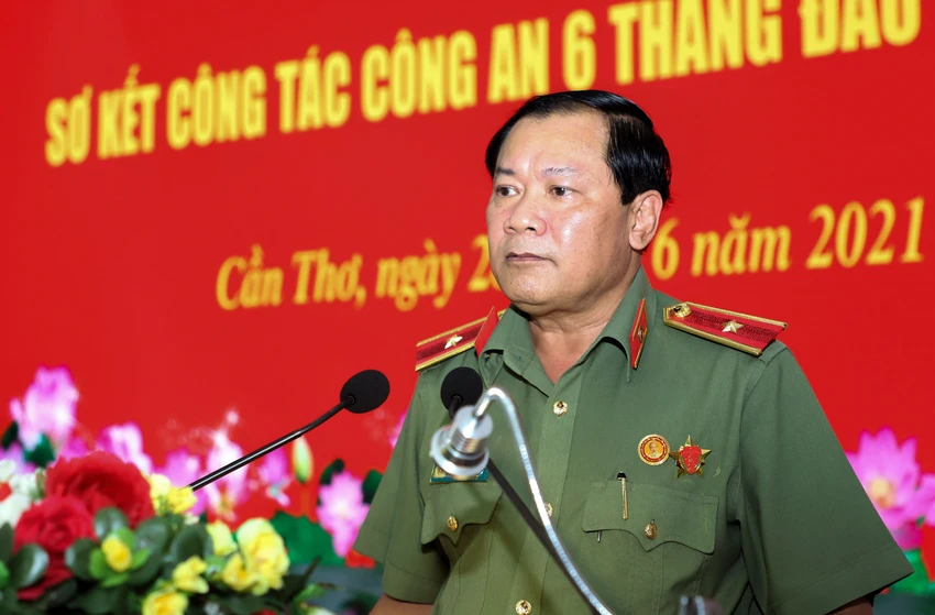Thiếu tướng Nguyễn Văn Thuận, Giám đốc Công an TP Cần Thơ. Ảnh: HẢI DƯƠNG