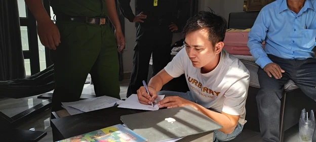 Đối tượng Phạm Thiên Sử. Ảnh CA Đối tượng Phạm Thiên Sử. Ảnh CA