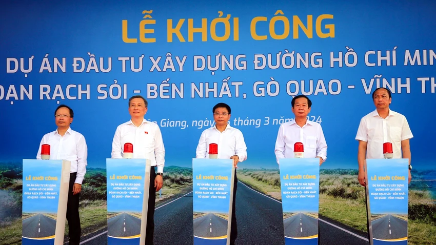Kiên Giang chậm bàn giao mặt bằng thi công đường Hồ Chí Minh