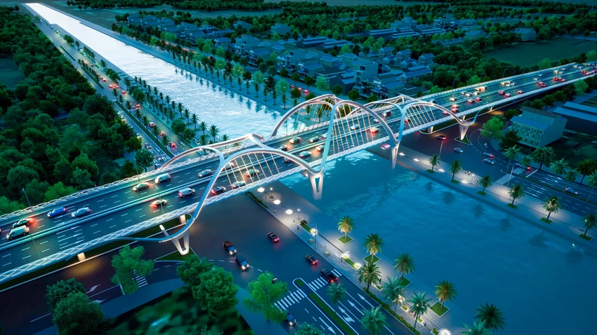 Tỉnh Hậu Giang thông qua kiến trúc cầu Nguyễn Chí Thanh 1.600 tỉ đồng