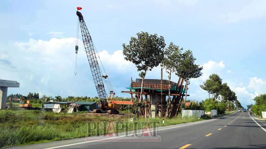 Cao tốc trục ngang qua tỉnh Hậu Giang
