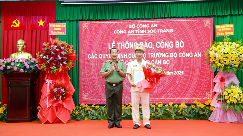 Phó Giám đốc Công an tỉnh Sóc Trăng được giao phụ trách Công an tỉnh