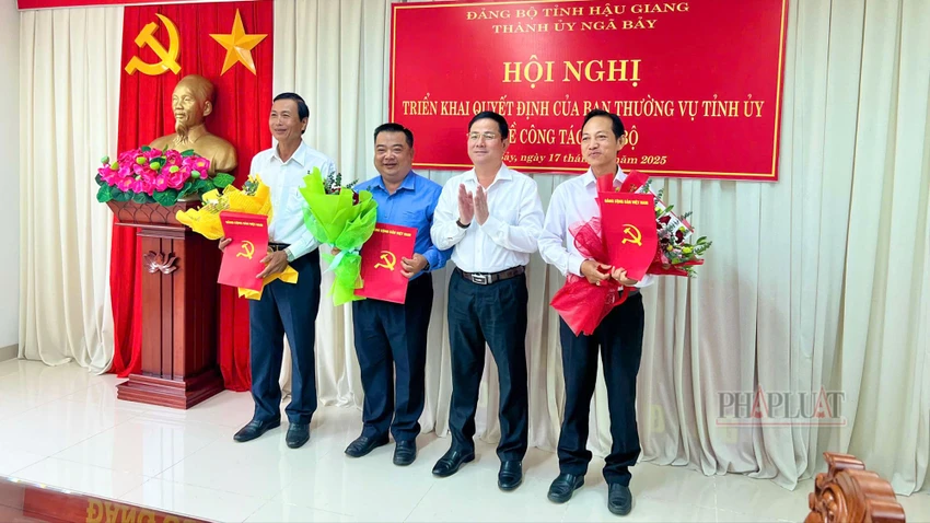Tỉnh ủy Hậu giang điều động cán bộ