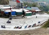 Mưa đá khủng khiếp ở Lai Châu