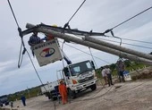 Điện lực Thừa Thiên – Huế nói về việc 272 cột điện bị gãy