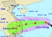 Bão Goni khi vào gần bờ mạnh cấp 9, giật cấp 11