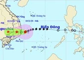 Bão số 12, miền Trung đang mưa rất to