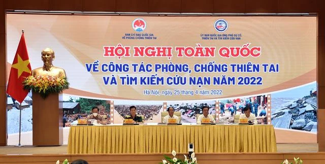 Phó Thủ tướng Lê Văn Thành chủ trì hội nghị trực tuyến toàn quốc về công tác phòng chống thiên tai năm 2022. Ảnh: VGP Phó Thủ tướng Lê Văn Thành chủ trì hội nghị trực tuyến toàn quốc về công tác phòng chống thiên tai năm 2022. Ảnh: VGP