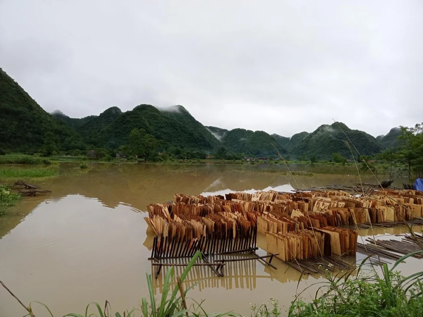 Ngập lụt tại huyện Bắc Sơn, tỉnh Lạng Sơn. Ảnh: BẮC NINH Ngập lụt tại huyện Bắc Sơn, tỉnh Lạng Sơn. Ảnh: BẮC NINH