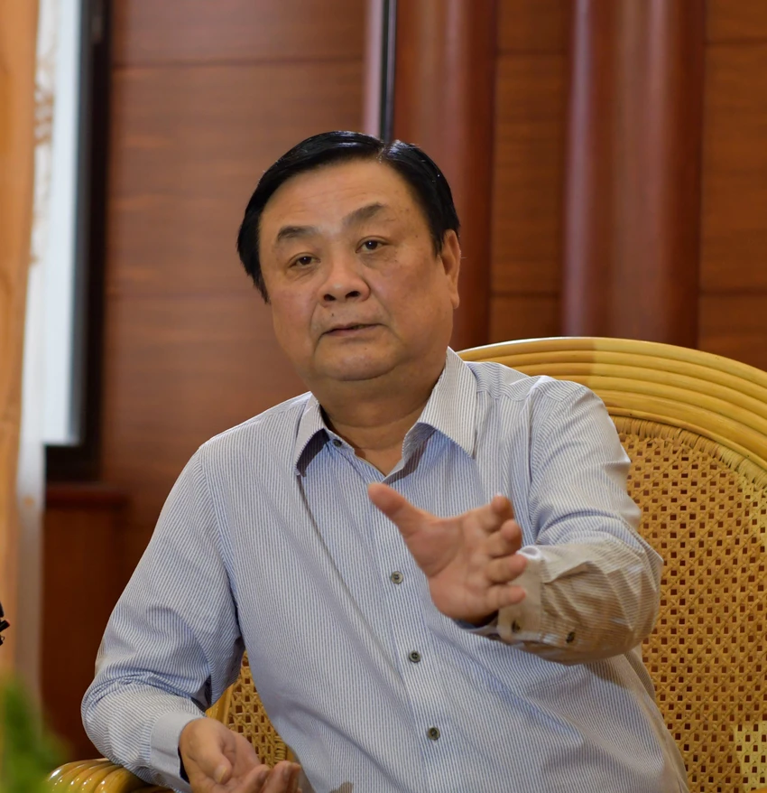 Bộ trưởng Bộ NN&PTNT Lê Minh Hoan. Ảnh: AH Bộ trưởng Bộ NN&PTNT Lê Minh Hoan. Ảnh: AH