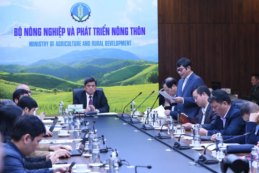 Bộ NN&PTNT tổ chức Diễn đàn Kết nối nông sản 970 nhằm thúc đẩy giao thương nông sản, thực phẩm giữa Việt Nam - Trung Quốc (Vân Nam) sáng 10-2. Ảnh: Tùng Đinh Bộ NN&PTNT tổ chức Diễn đàn Kết nối nông sản 970 nhằm thúc đẩy giao thương nông sản, thực phẩm giữa Việt Nam - Trung Quốc (Vân Nam) sáng 10-2. Ảnh: Tùng Đinh
