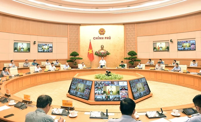 Quang cảnh cuộc họp. Ảnh: VGP