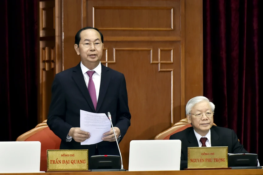 Chủ tịch nước Trần Đại Quang phát biểu tại hội nghị. Ảnh: VGP/NHẬT BẮC Chủ tịch nước Trần Đại Quang phát biểu tại hội nghị. Ảnh: VGP/NHẬT BẮC
