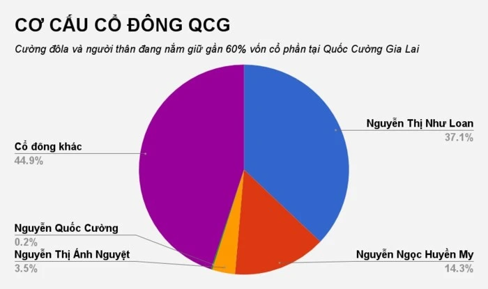 Cổ phiếu đi xuống, gia đình Cường Đôla mất gần 2.300 tỉ ảnh 2 Cổ phiếu cắm đầu đi xuống, gia đình Quốc Cường mất gần 2.300 tỷ - Ảnh 2