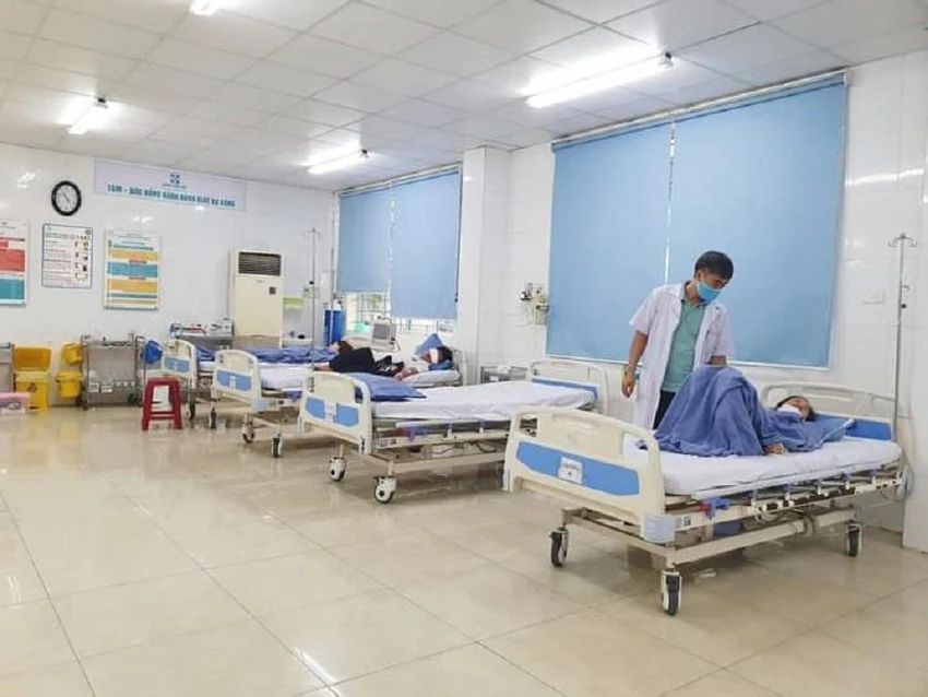 Các bệnh nhân được điều trị tại Bệnh viện 199 - Bộ Công an. Ảnh: BV