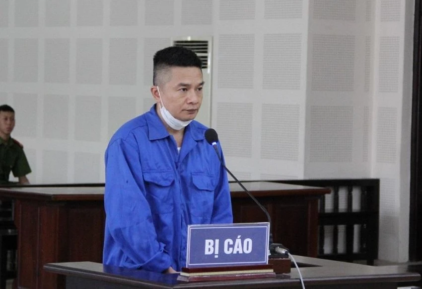 Bị cáo tại tòa. Ảnh: TA Bị cáo tại tòa. Ảnh: TA