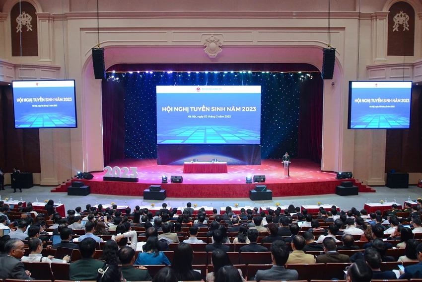 Bộ GD&amp;ĐT tổ chức Hội nghị Tuyển sinh 2023. Ảnh: T.AN
