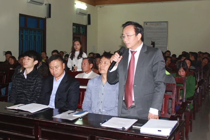 Chùm ảnh xét xử vụ sập giàn giáo ở Vũng Áng làm 13 người chết ảnh 7 Chùm ảnh xét xử vụ sập giàn giáo ở Vũng Áng làm 13 người chết ảnh 7