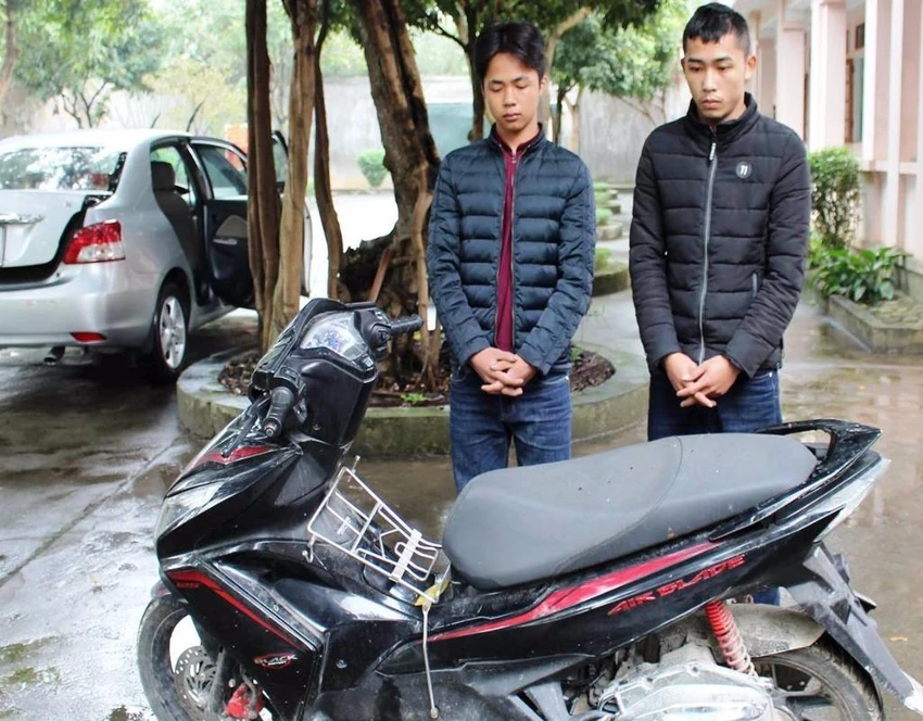 Khởi tố 2 “siêu” trộm xuất thân nghiện game ảnh 1 Hai bị can Khá, Nhương.
