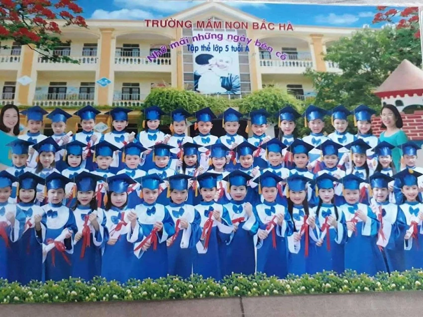 Tấm ảnh lớp 5 tuổi A.