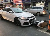 Quận Bình Thạnh: Tai nạn liên hoàn trên đường Bạch Đằng