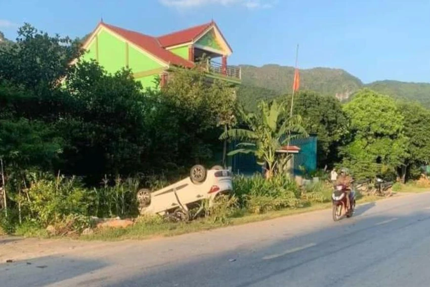 Đoạn đường xảy ra vụ tai nạn.