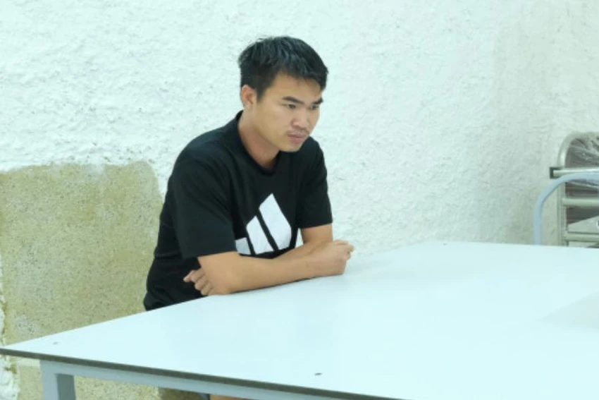 Bị can Lê Xuân Giáp. Ảnh: CA.