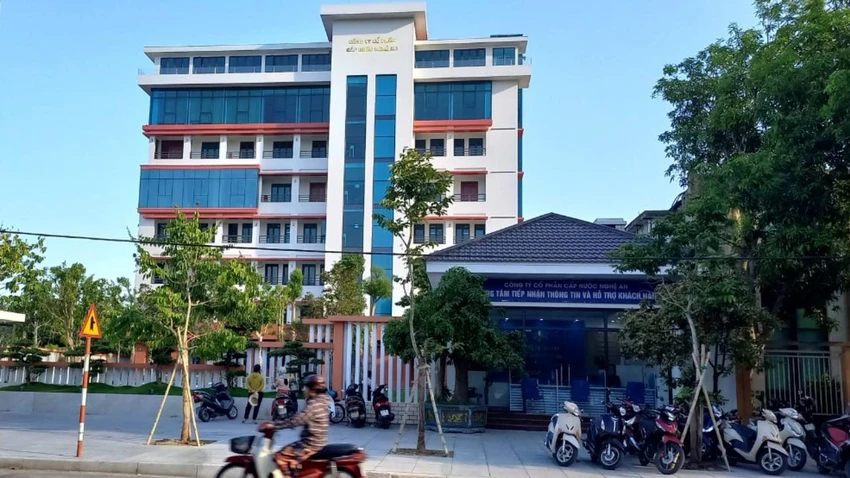 Trụ sở Công ty CP Cấp nước Nghệ An. Trụ sở Công ty CP Cấp nước Nghệ An.
