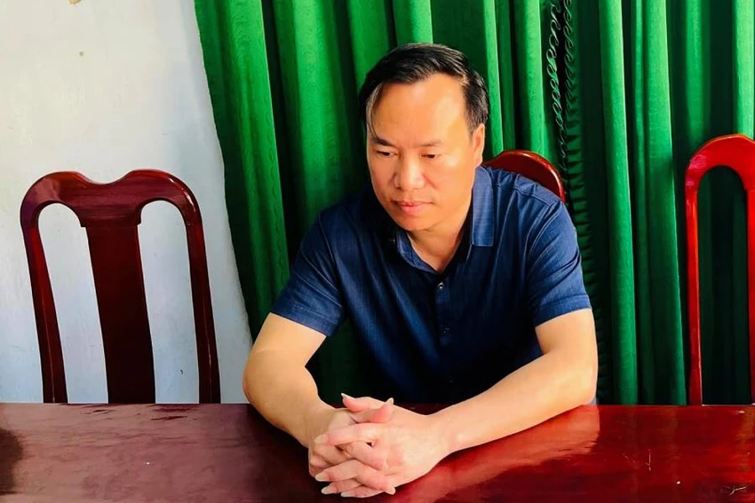 Bị can Ngọc tại cơ quan công an. Bị can Ngọc tại cơ quan công an.