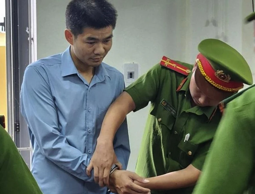 Phạm Văn Tài bị bắt tạm giam. Ảnh: CA. Phạm Văn Tài bị bắt tạm giam. Ảnh: CA.