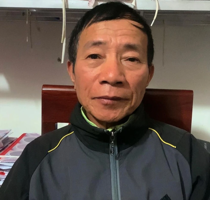 Ông Trần Văn An đang bị tạm giữ tại cơ quan công an. Ảnh: CA Ông Trần Văn An đang bị tạm giữ tại cơ quan công an. Ảnh: CA