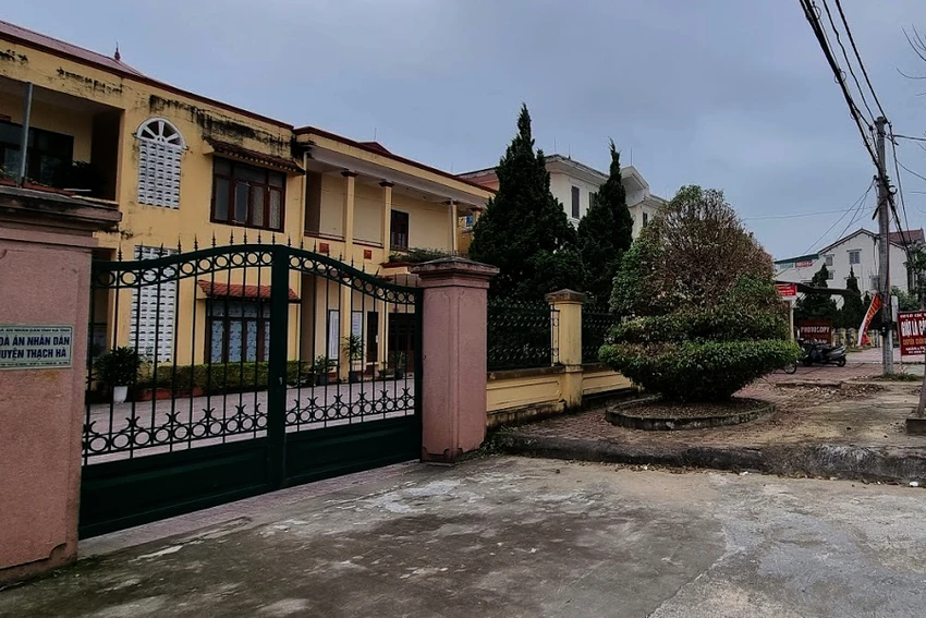Trụ sở TAND huyện Thạch Hà. Trụ sở TAND huyện Thạch Hà.