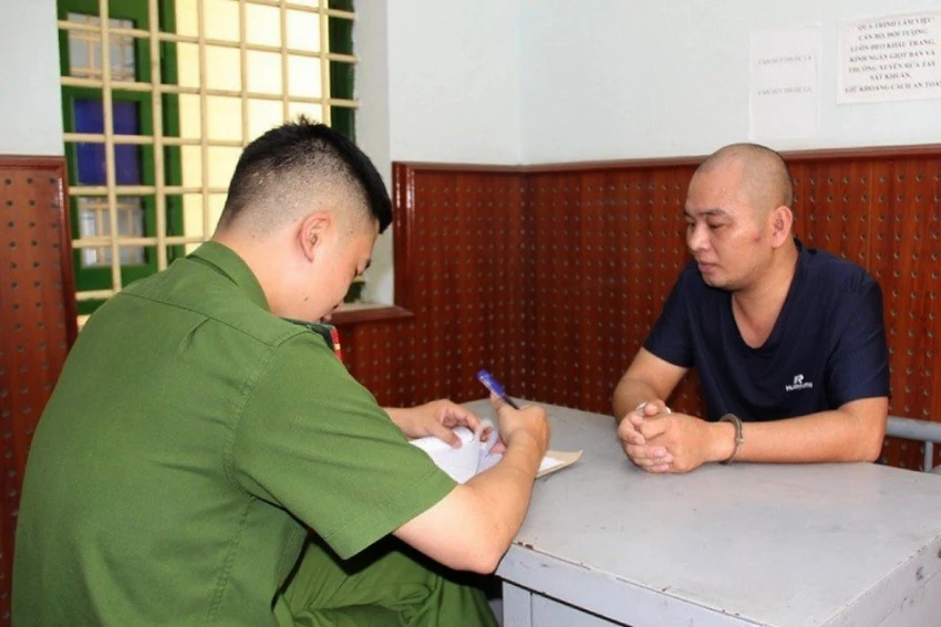 Bị can Nguyễn Văn Được tại cơ quan điều tra. Ảnh: NTV Bị can Nguyễn Văn Được tại cơ quan điều tra. Ảnh: NTV