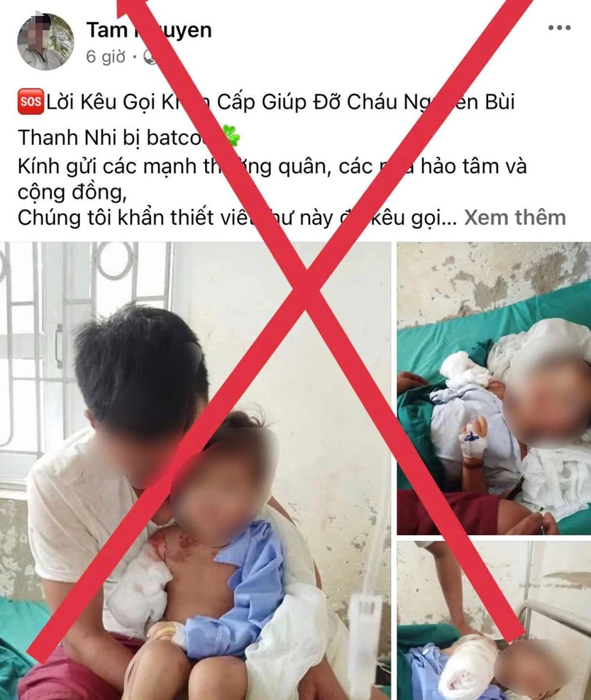 Vạch trần thủ đoạn tung tin bắt cóc trẻ em, kêu gọi chuyển tiền từ thiện