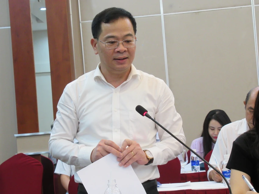 Đại diện Cục Quản lý Công sản Bộ Tài chính. Ảnh: YC Đại diện Cục Quản lý Công sản Bộ Tài chính. Ảnh: YC