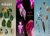 Khi khoai lang, ấm trà, áo tứ thân trở thành... robot 