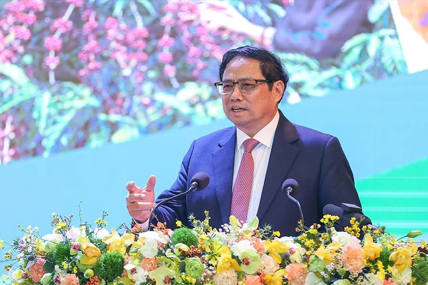 Thủ tướng Phạm Minh Chính phát biểu tại hội nghị. Ảnh: Chinhphu.vn Thủ tướng Phạm Minh Chính phát biểu tại hội nghị. Ảnh: Chinhphu.vn