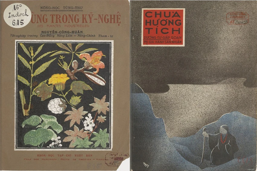 Hoàng Trọng Phu đã viết tựa cho sách Cây dùng trong kỹ nghệ (trái). Hoàng Trọng Phu và Vi Văn Đinh viết tựa cho sách Chùa Hương Tích của Dương Tự Giáp. Ảnh: ĐÌNH BA Hoàng Trọng Phu đã viết tựa cho sách Cây dùng trong kỹ nghệ (trái). Hoàng Trọng Phu và Vi Văn Đinh viết tựa cho sách Chùa Hương Tích của Dương Tự Giáp. Ảnh: ĐÌNH BA