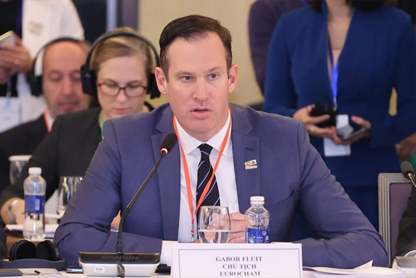 Ông Gabor Fluit, Chủ tịch Hiệp hội Doanh nghiệp châu Âu tại Việt Nam (EuroCham). Ông Gabor Fluit, Chủ tịch Hiệp hội Doanh nghiệp châu Âu tại Việt Nam (EuroCham).
