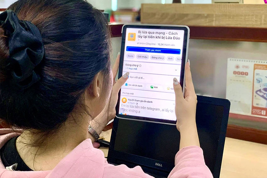 Dịch vụ lấy lại tiền bị lừa trên mạng