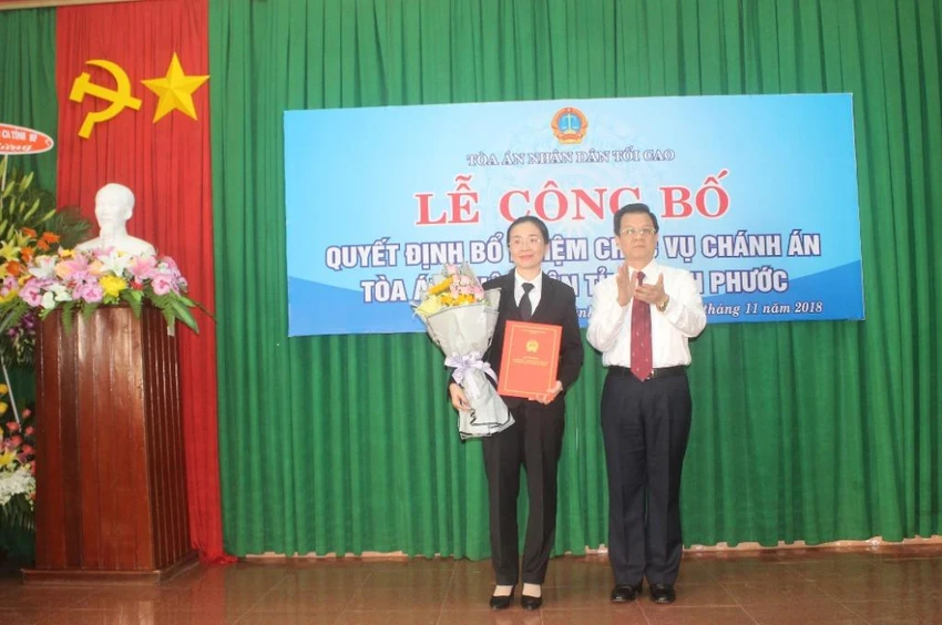 Bình Phước có tân Chánh án TAND tỉnh trẻ nhất nước ảnh 1 Bình Phước có tân Chánh án TAND tỉnh trẻ nhất nước ảnh 1