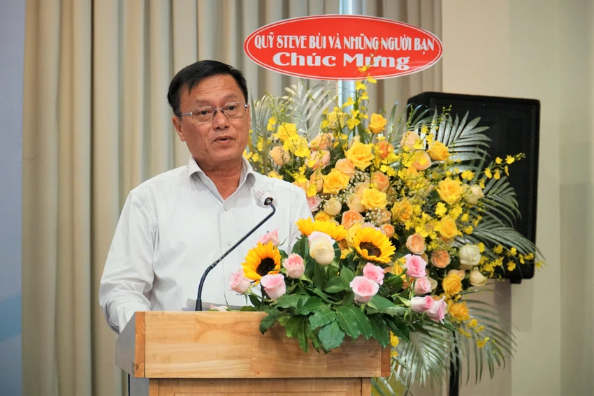 Ông Võ Thành Chất phát biểu khai mạc hội nghị. Ảnh: BẢO PHƯƠNG Ông Võ Thành Chất phát biểu khai mạc hội nghị. Ảnh: BẢO PHƯƠNG