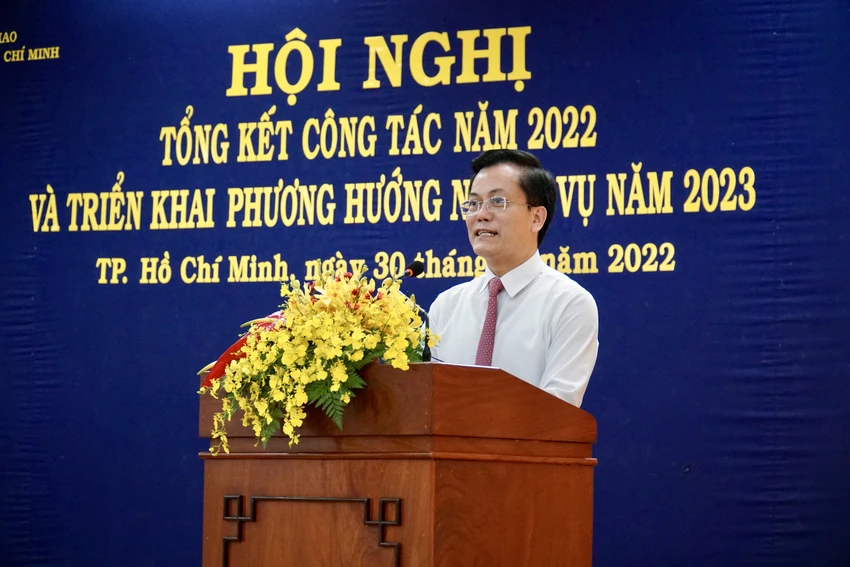 Thứ trưởng Bộ Ngoại giao Hà Kim Ngọc cho biết Bộ Ngoại giao sẽ tiếp tục đồng hành cùng TP trong công tác đối ngoại giai đoạn tới. Ảnh: BẢO PHƯƠNG