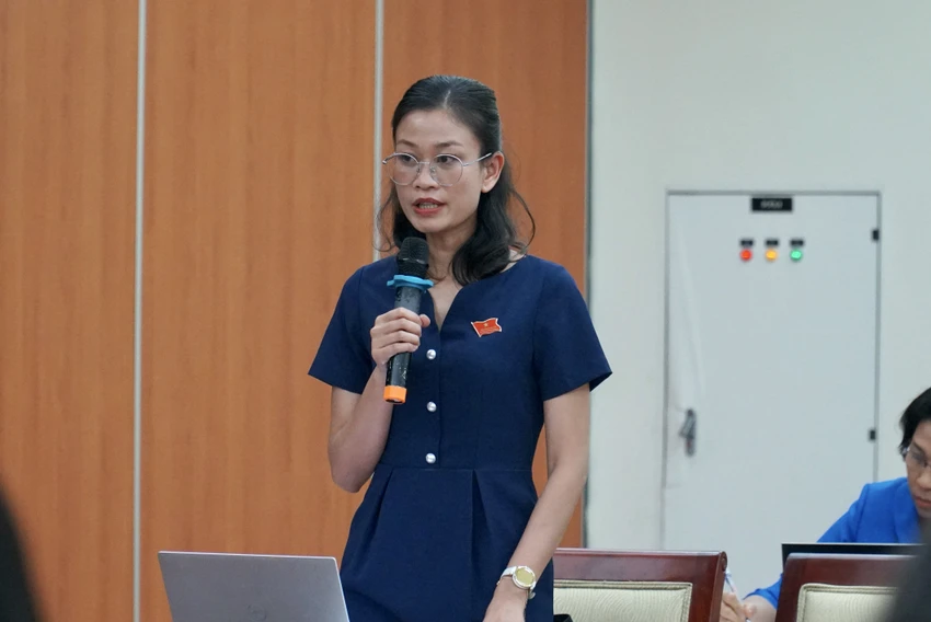 Tại phiên thảo luận tổ 2, các đại biểu kiến nghị nhiều vấn đề liên quan đến Nghị quyết 98, đầu tư công... Ảnh: BẢO PHƯƠNG