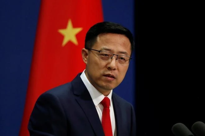 Phát ngôn viên Bộ Ngoại giao Trung Quốc - Triệu Lập Kiến. ẢNH: REUTERS Phát ngôn viên Bộ Ngoại giao Trung Quốc - Triệu Lập Kiến. ẢNH: REUTERS