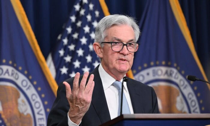 Chủ tịch Cục Dự trữ Liên bang Mỹ (Fed) - ông Jerome Powell. Ảnh: AFP Chủ tịch Cục Dự trữ Liên bang Mỹ (Fed) - ông Jerome Powell. Ảnh: AFP