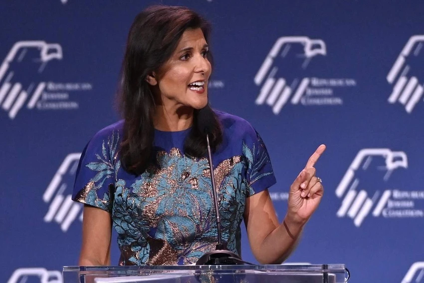 Bà Nikki Haley sẽ đối đầu ông Trump trong chiến dịch tranh cử ứng cử viên tổng thống đảng Cộng hòa năm 2024. Ảnh: THE WASHINGTON POST Bà Nikki Haley sẽ đối đầu ông Trump trong chiến dịch tranh cử ứng cử viên tổng thống đảng Cộng hòa năm 2024. Ảnh: THE WASHINGTON POST