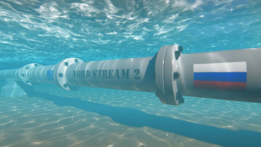Đường ống Nord Stream 2 của Nga trên biển Baltic. Ảnh: SHUTTER STOCK Đường ống Nord Stream 2 của Nga trên biển Baltic. Ảnh: SHUTTER STOCK