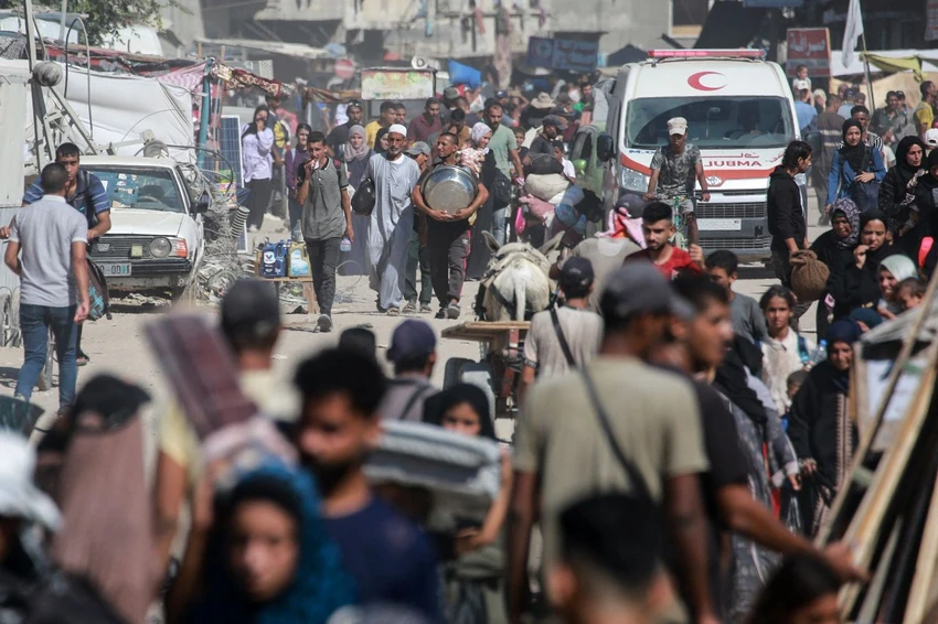 Không gian sống của người dân Gaza ngày càng bị thu hẹp. Ảnh: THE WALL STREET JOURNAL