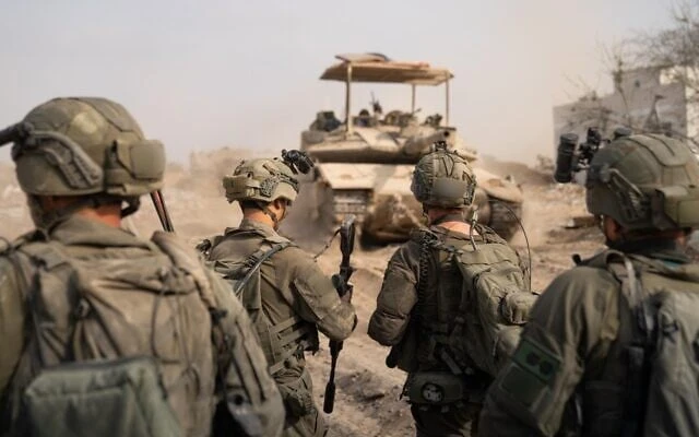Lực lượng Israel tại TP Gaza (bắc Gaza) vào tháng 8. Ảnh: LỰC LƯỢNG PHÒNG VỆ ISRAEL